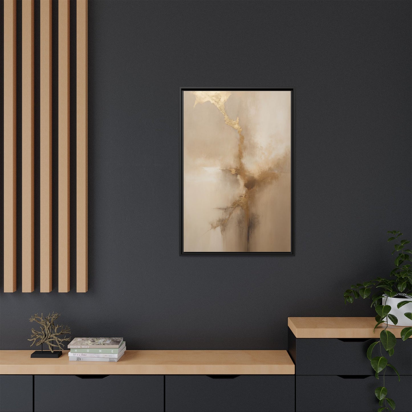 Matte Canvas, Framed (Multi-color)