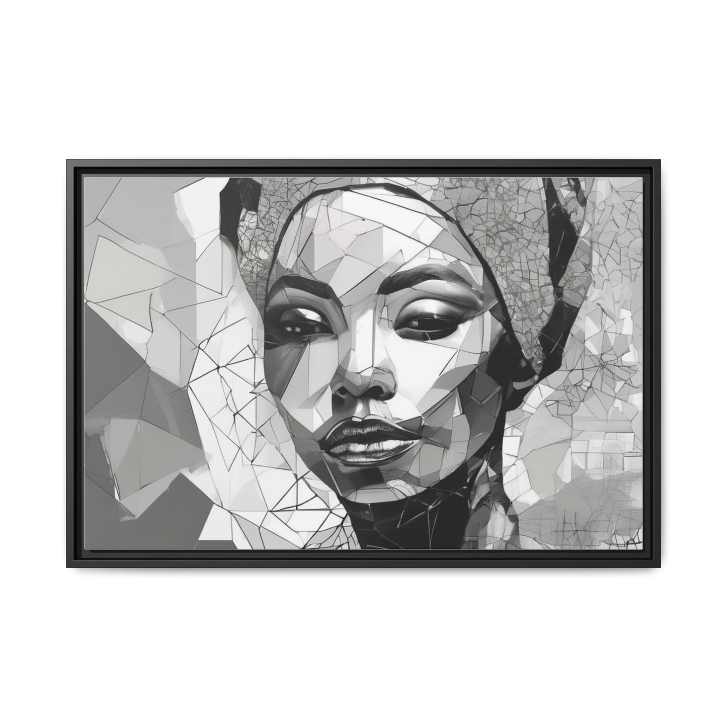 Fractured Grace: Portrait in Prism