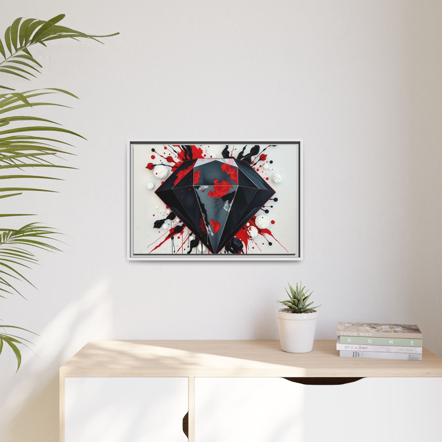 Matte Canvas, Framed (Multi-color)