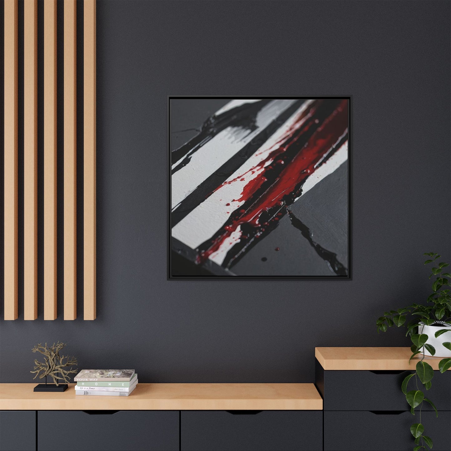 Matte Canvas, Framed (Multi-color)