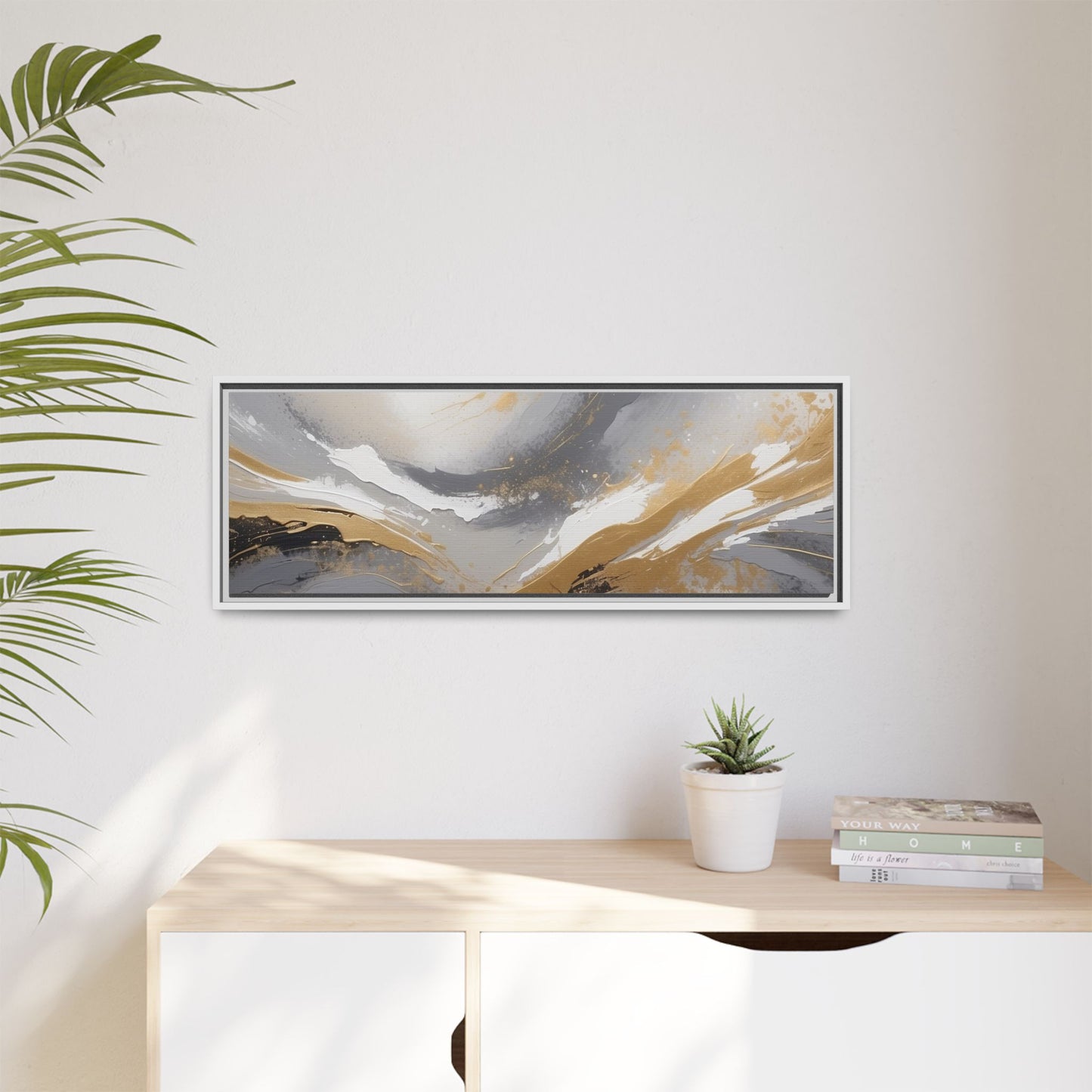 Matte Canvas, Framed (Multi-color)