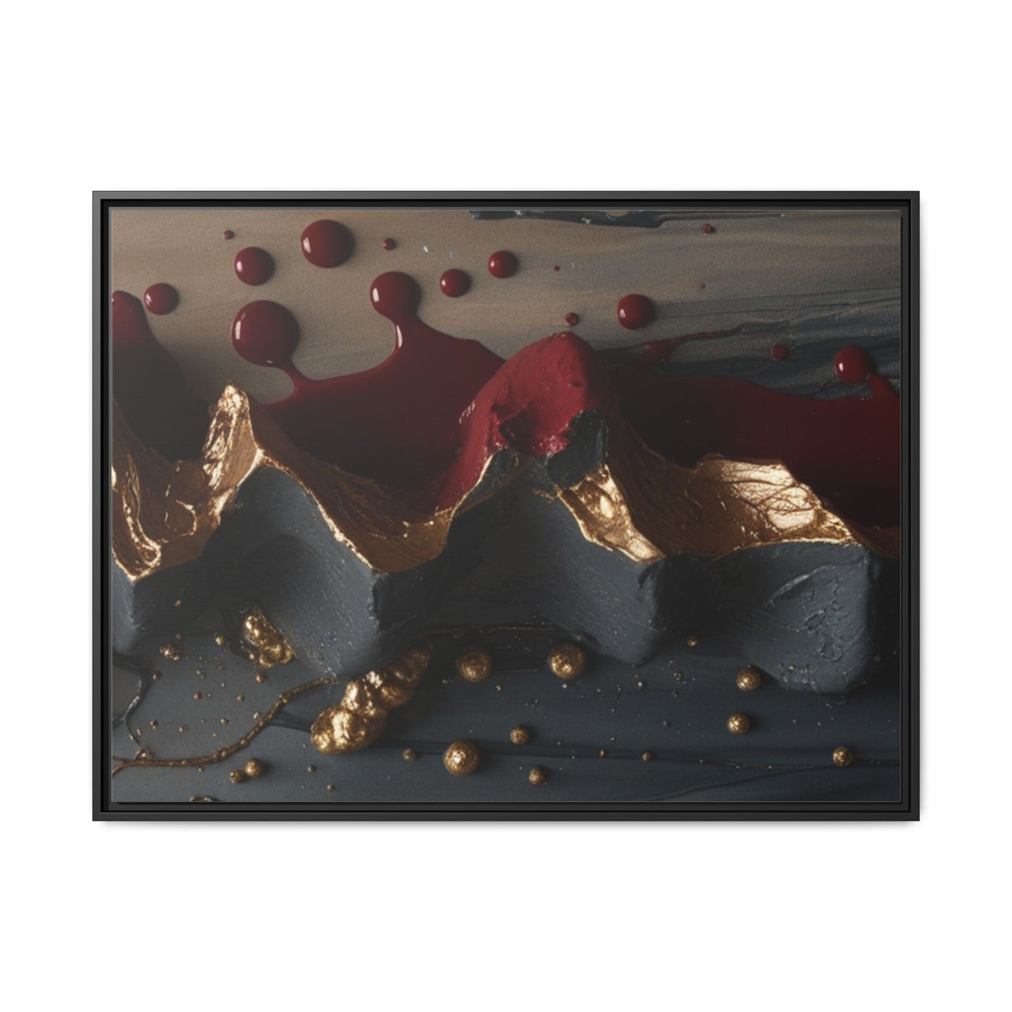 Matte Canvas, Framed (Multi-color)