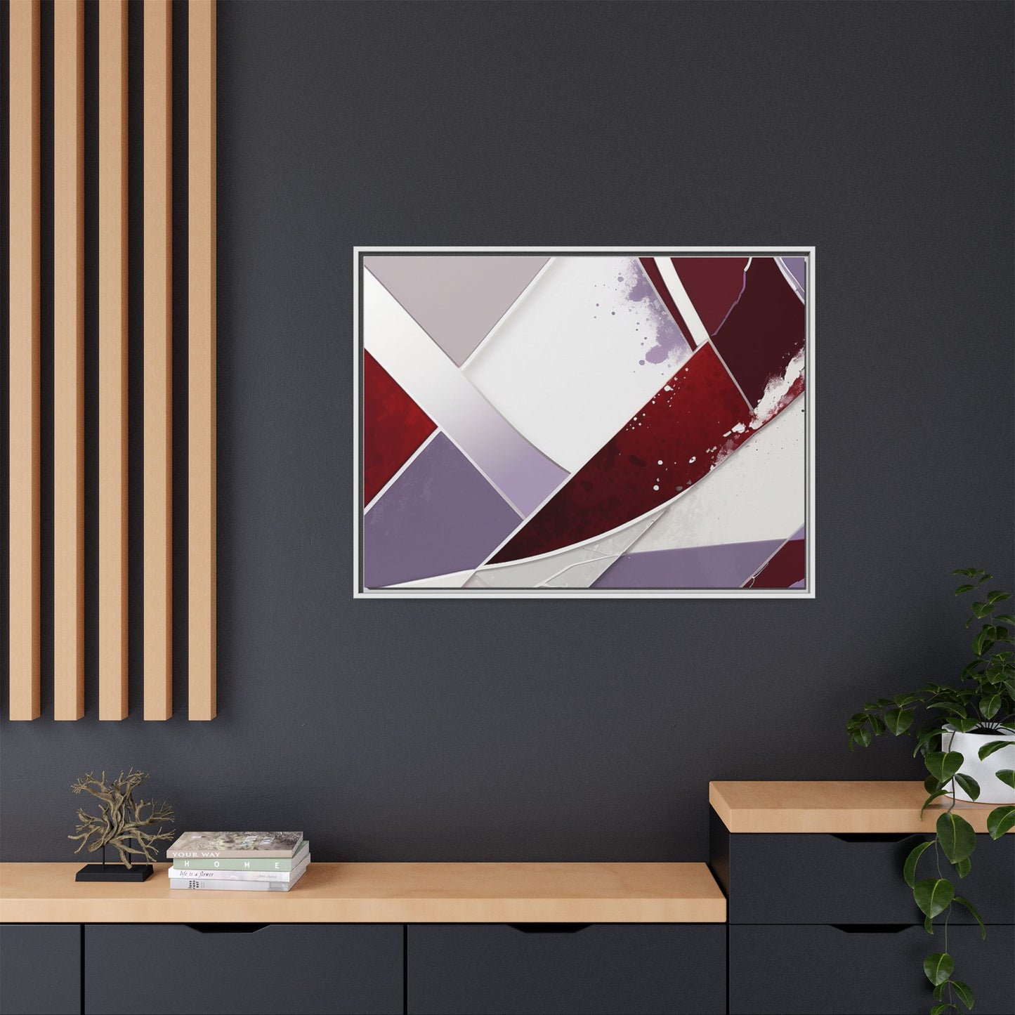Matte Canvas, Framed (Multi-color)