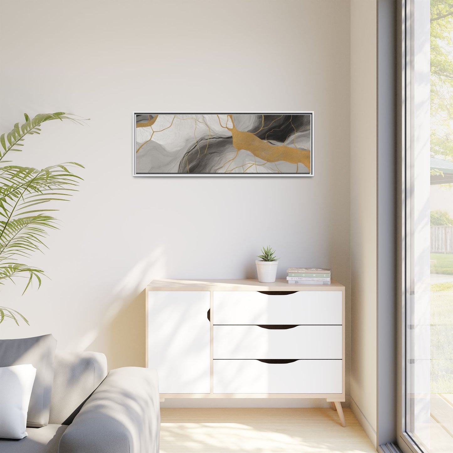 Matte Canvas, Framed (Multi-color)