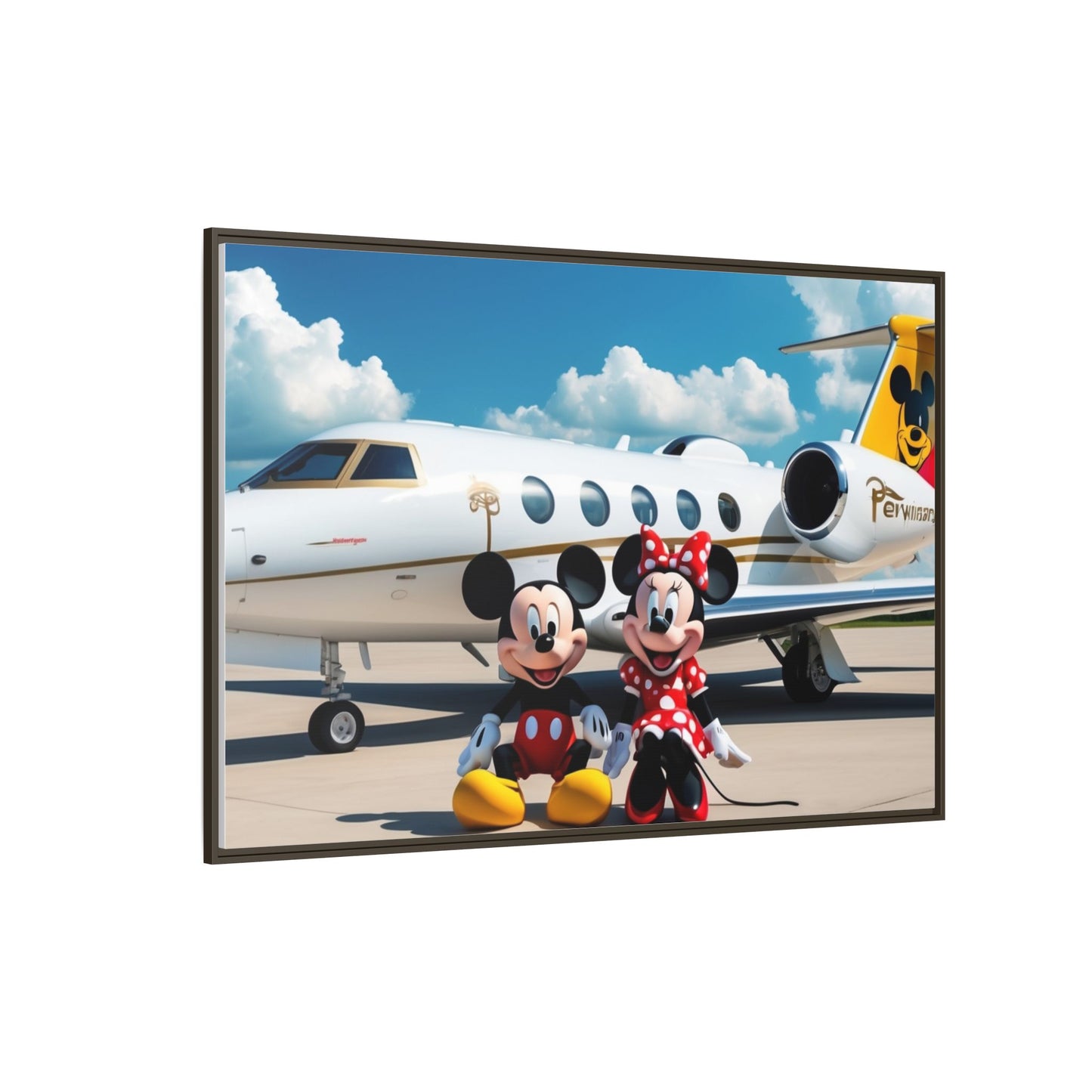 Mickey & Minnie Jetsetter Canvas Art