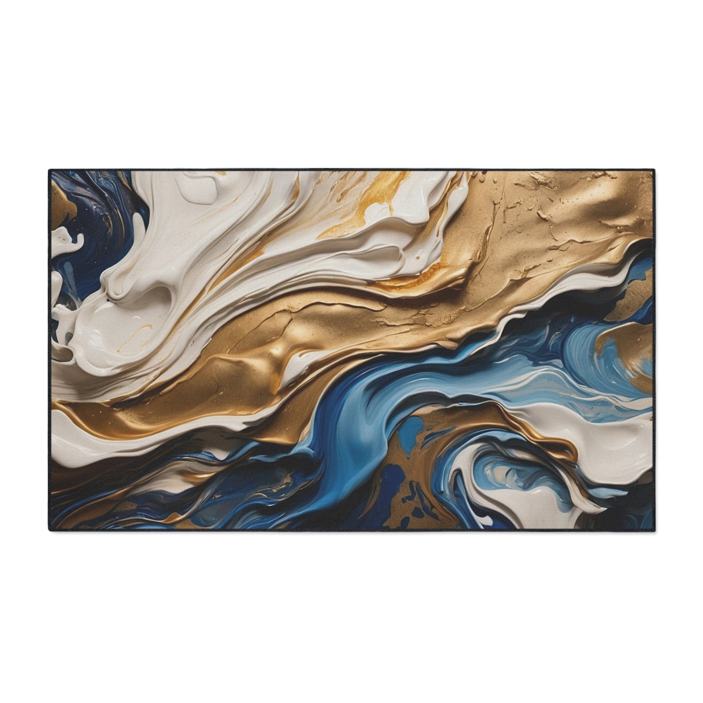 Elegant Marble Design Heavy Duty Floor Mat - Perfect for Home Decor and Holiday Gatherings