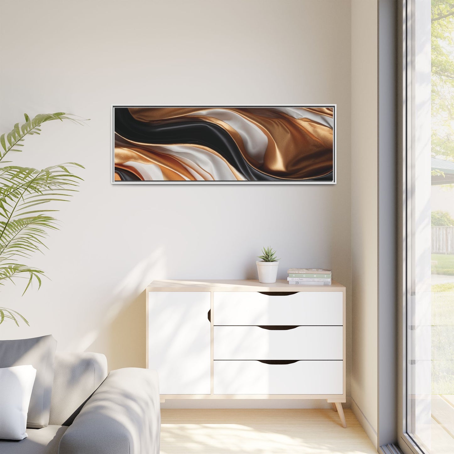 Matte Canvas, Framed (Multi-color)