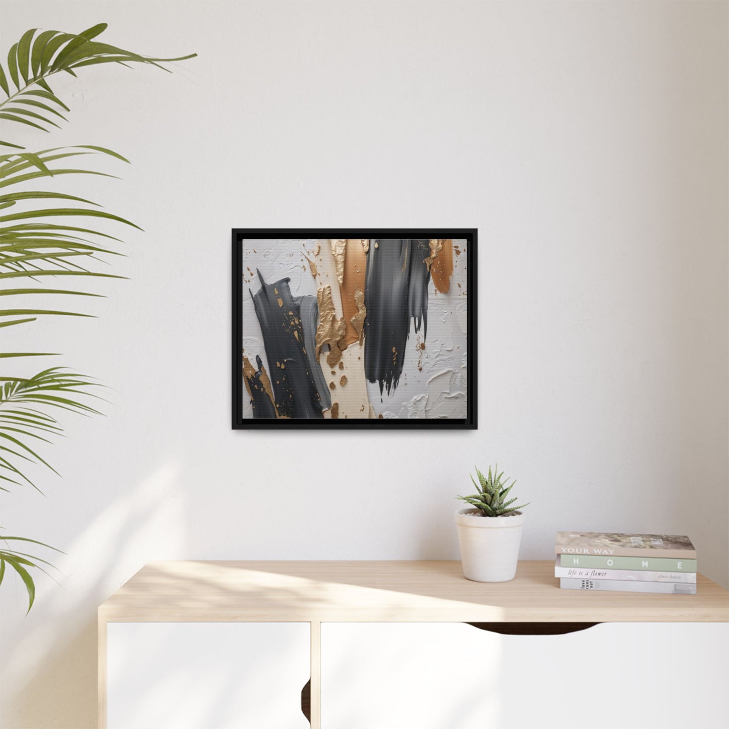 Matte Canvas, Framed (Multi-color)