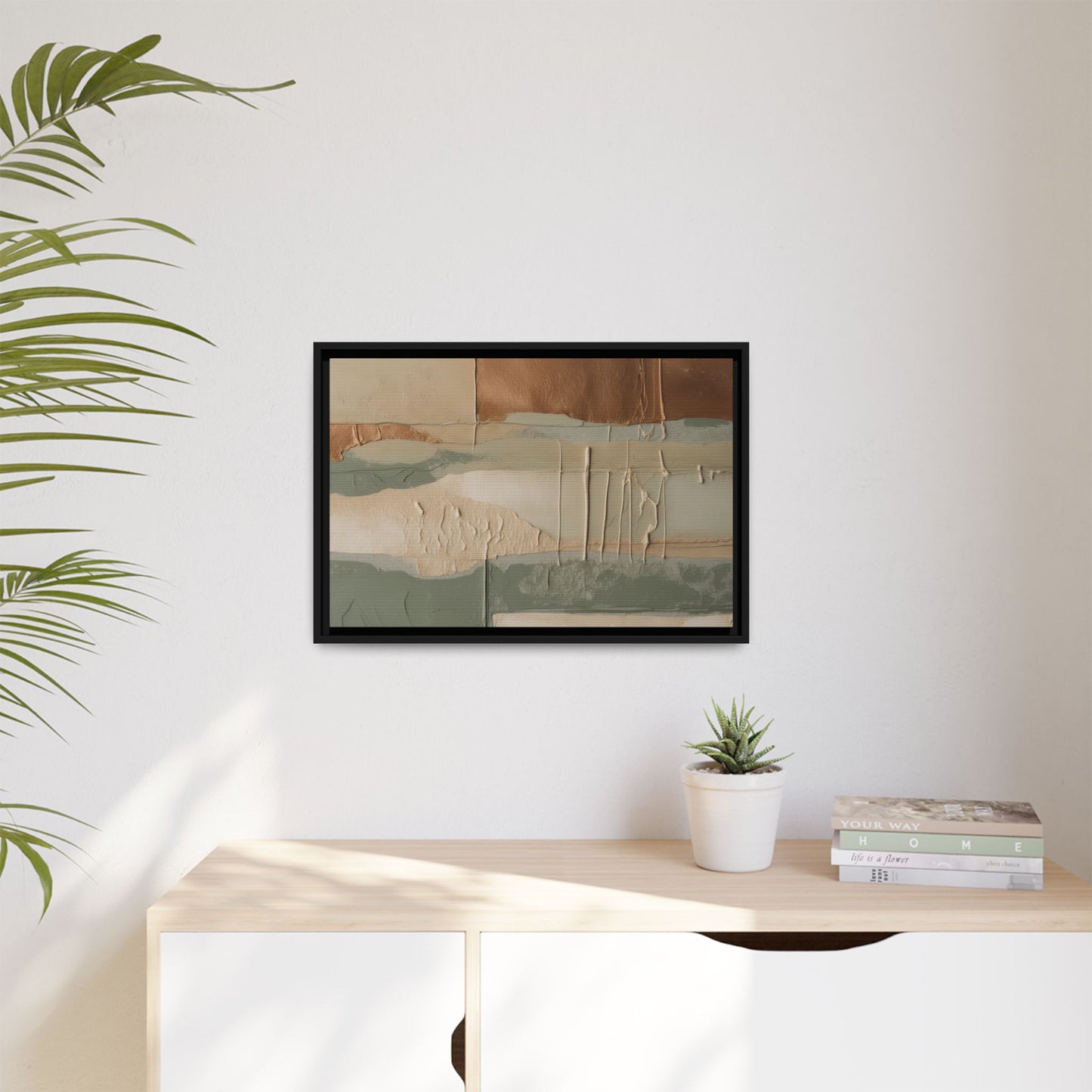 Matte Canvas, Framed (Multi-color)