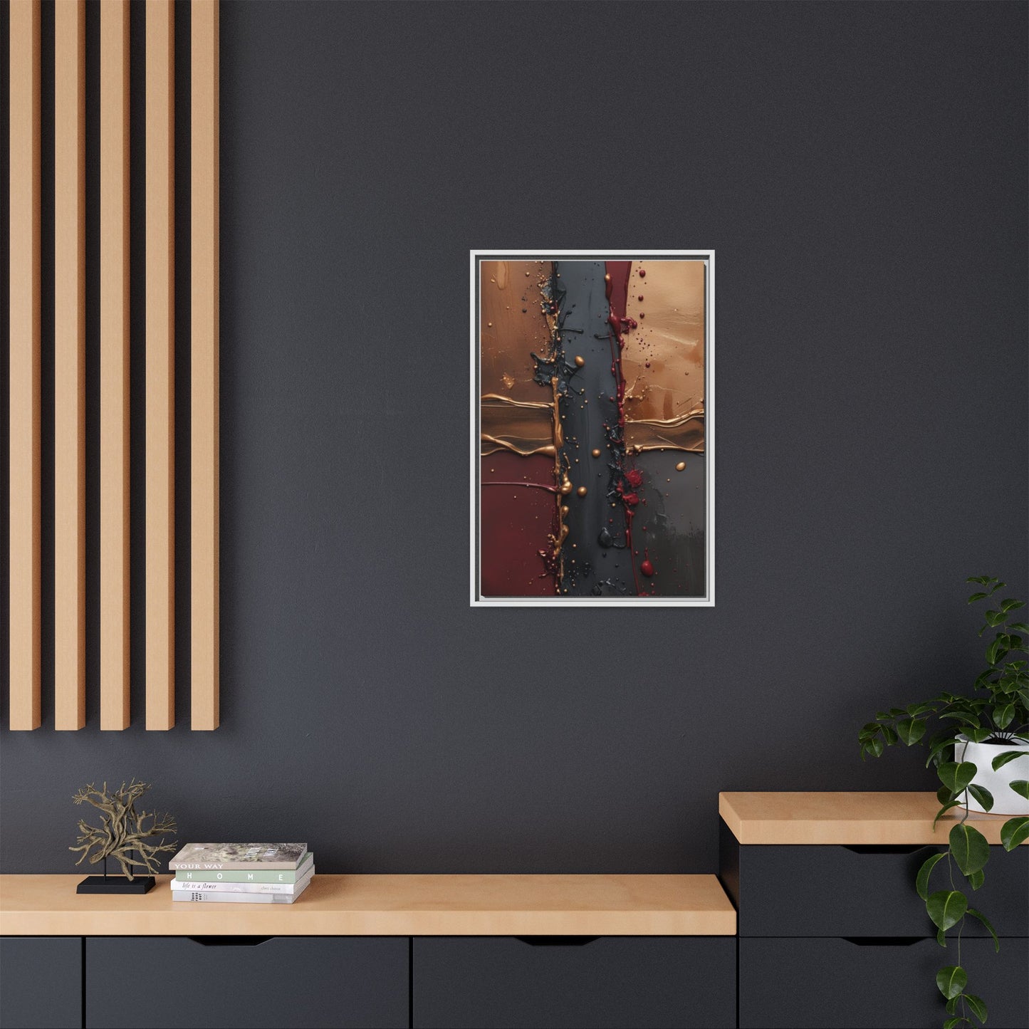 Matte Canvas, Framed (Multi-color)