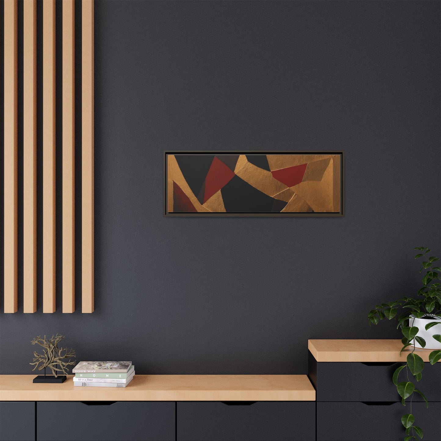 Matte Canvas, Framed (Multi-color)
