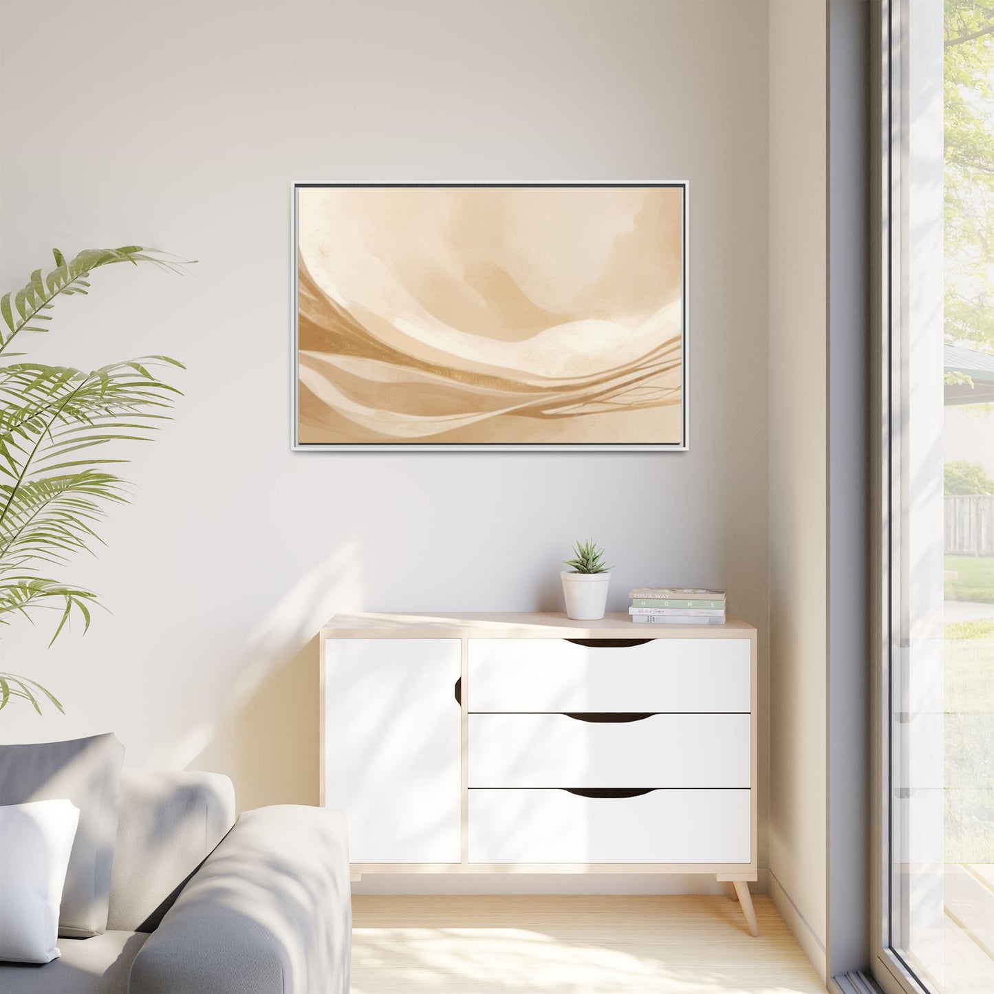 Matte Canvas, Framed (Multi-color)