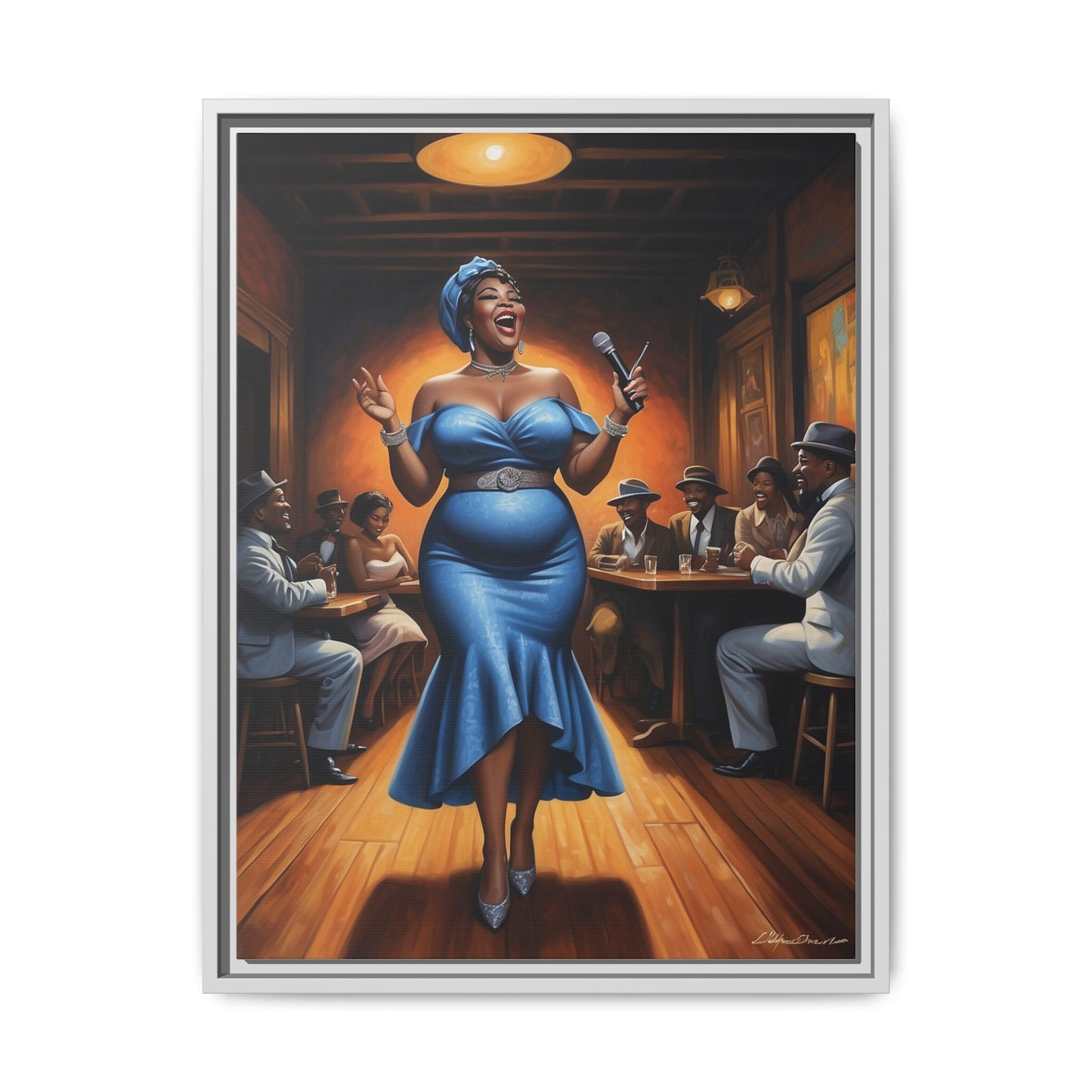 Matte Canvas, Framed (Multi-color)