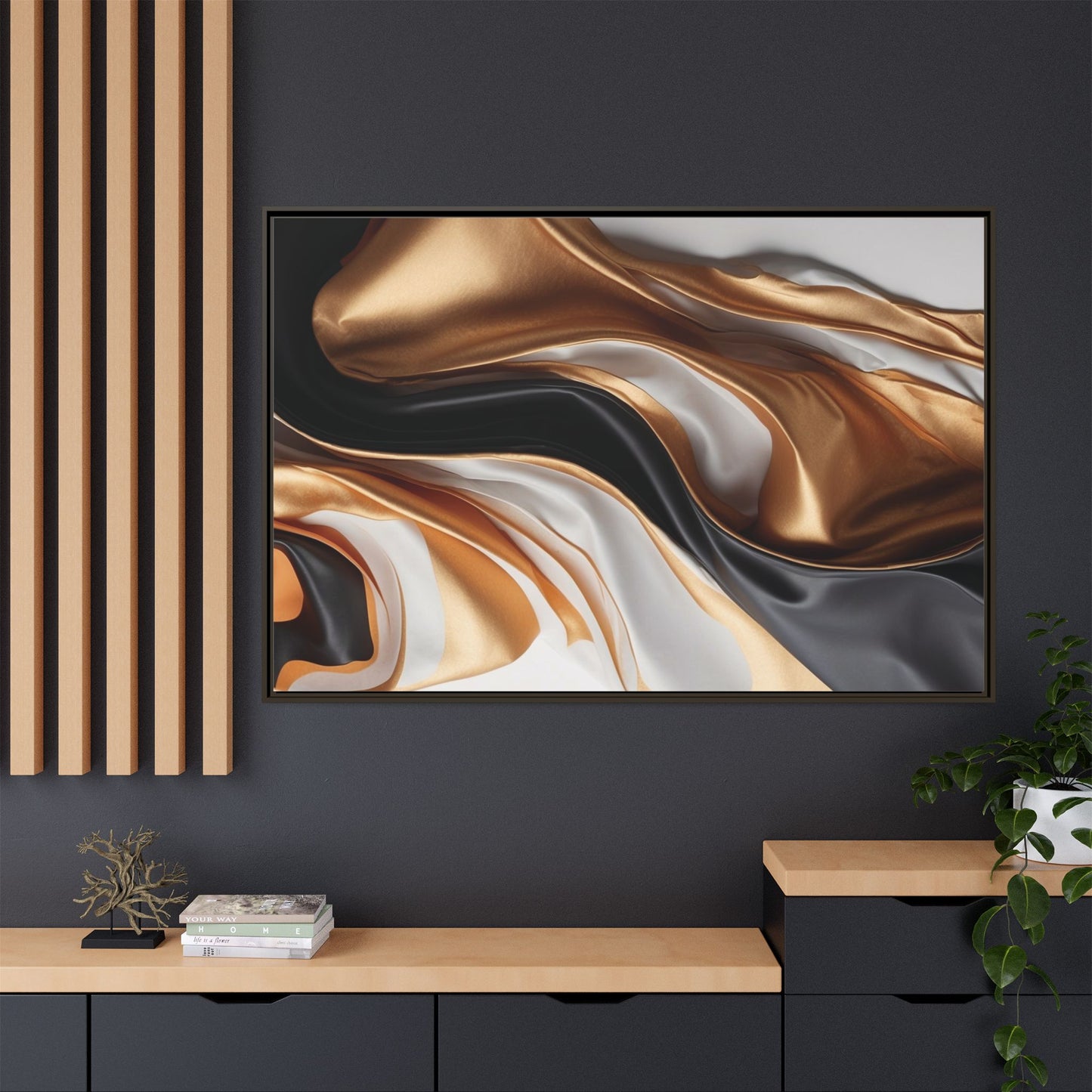 Matte Canvas, Framed (Multi-color)