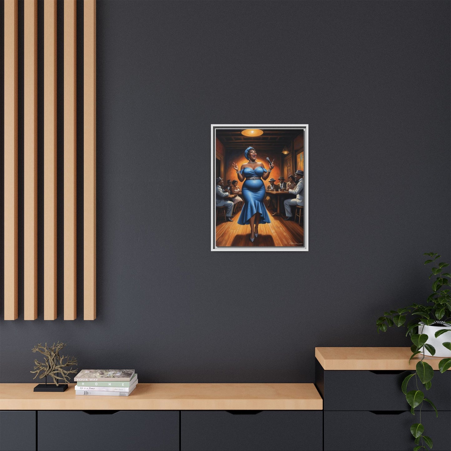 Matte Canvas, Framed (Multi-color)