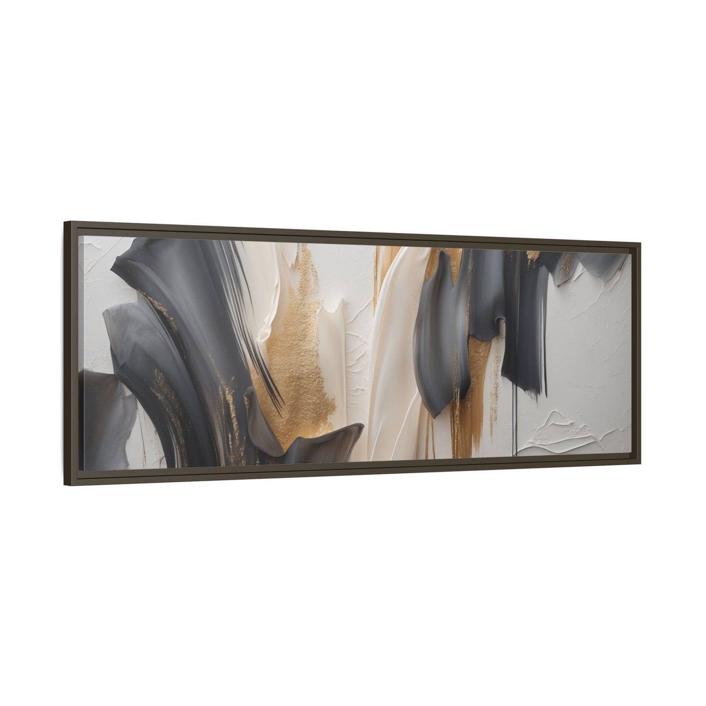 Abstract Multi-Color Framed Canvas Art - Modern Home Decor