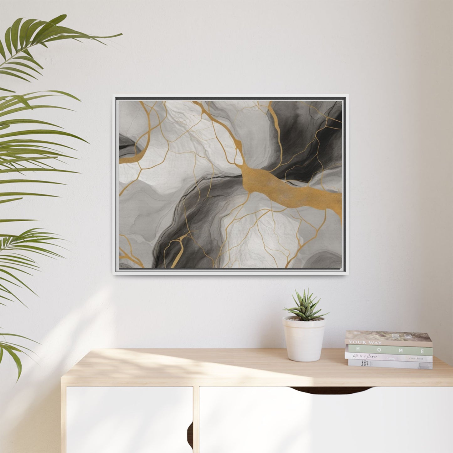 Matte Canvas, Framed (Multi-color)
