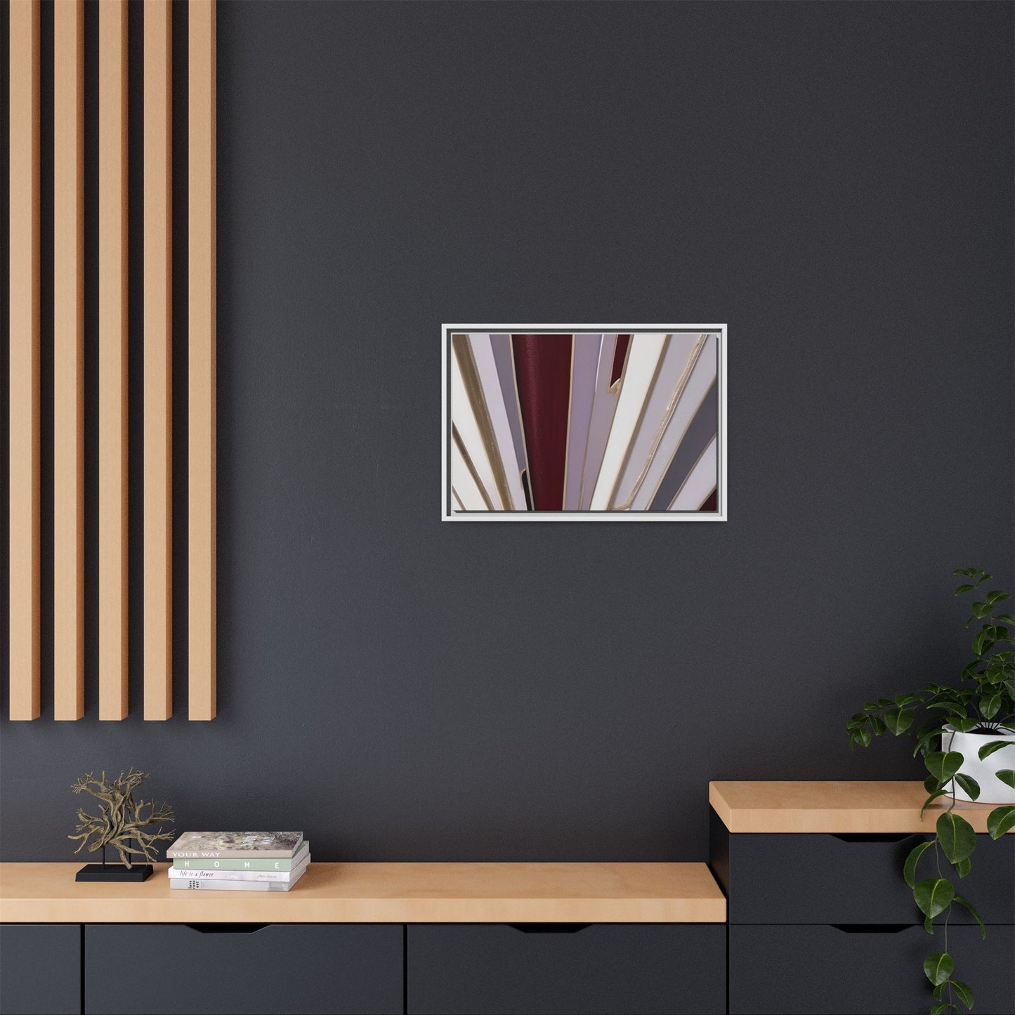 Matte Canvas, Framed (Multi-color)