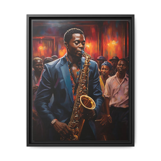 Matte Canvas, Framed (Multi-color)