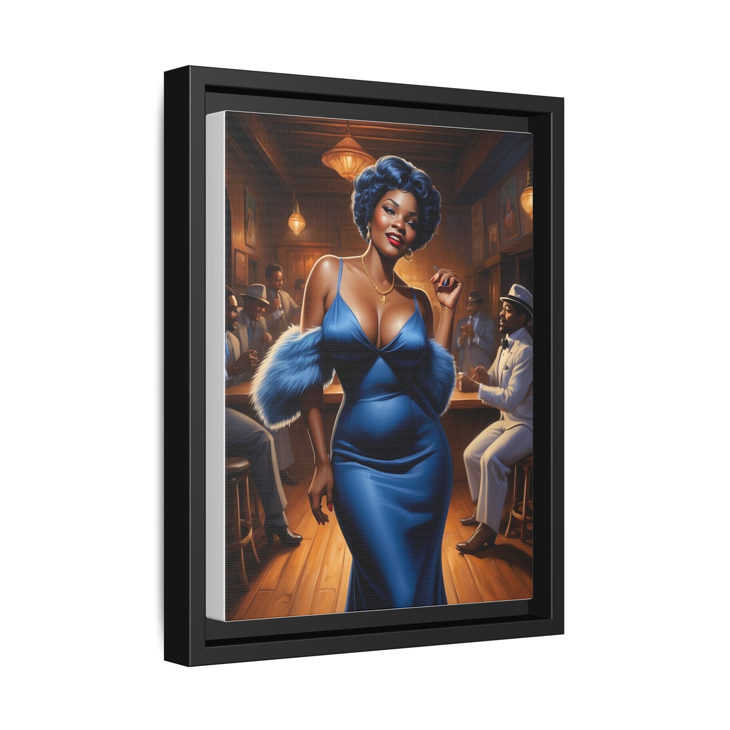 Matte Canvas, Framed (Multi-color)