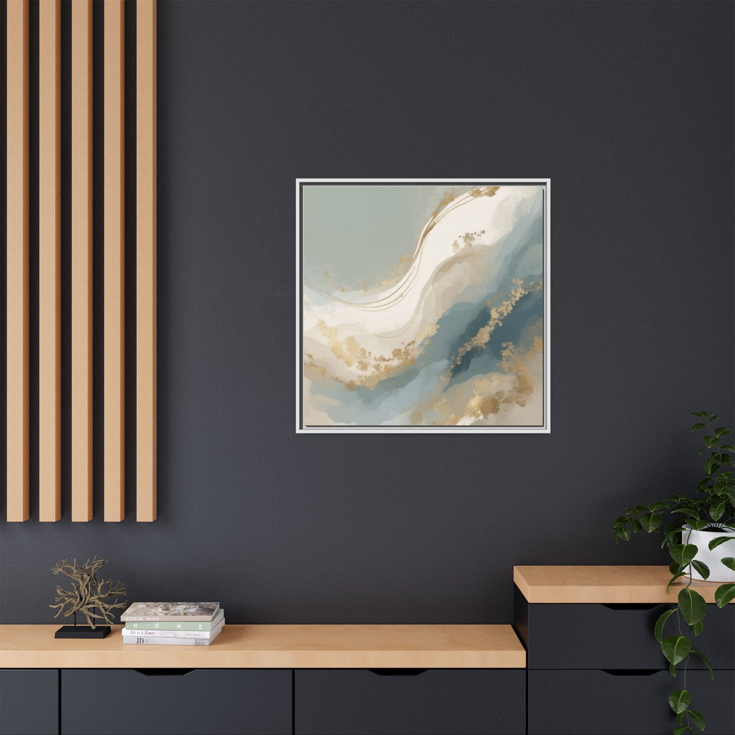 Matte Canvas, Framed (Multi-color)
