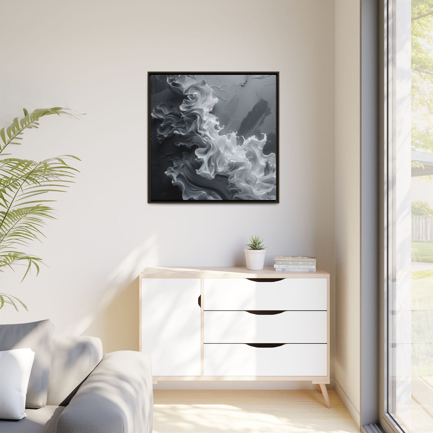 Matte Canvas, Framed (Multi-color)
