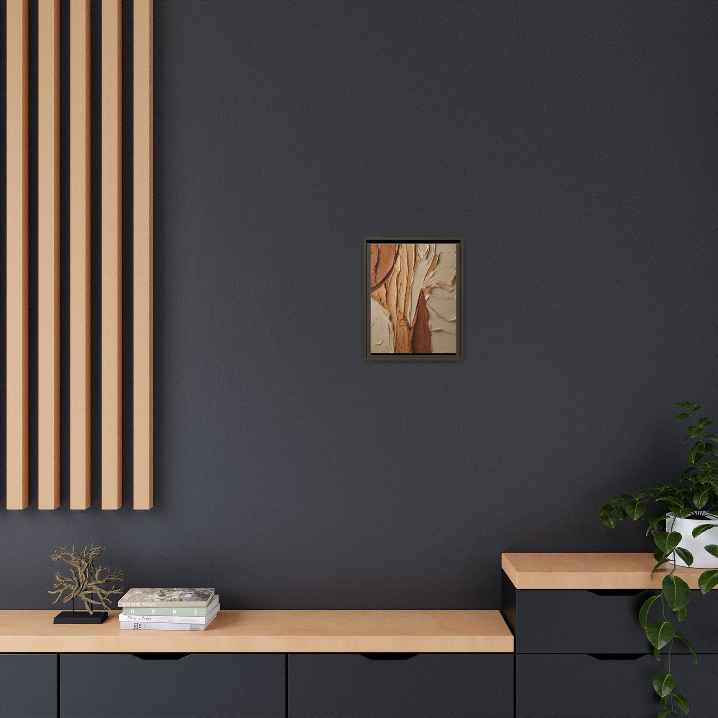 Matte Canvas, Framed (Multi-color)