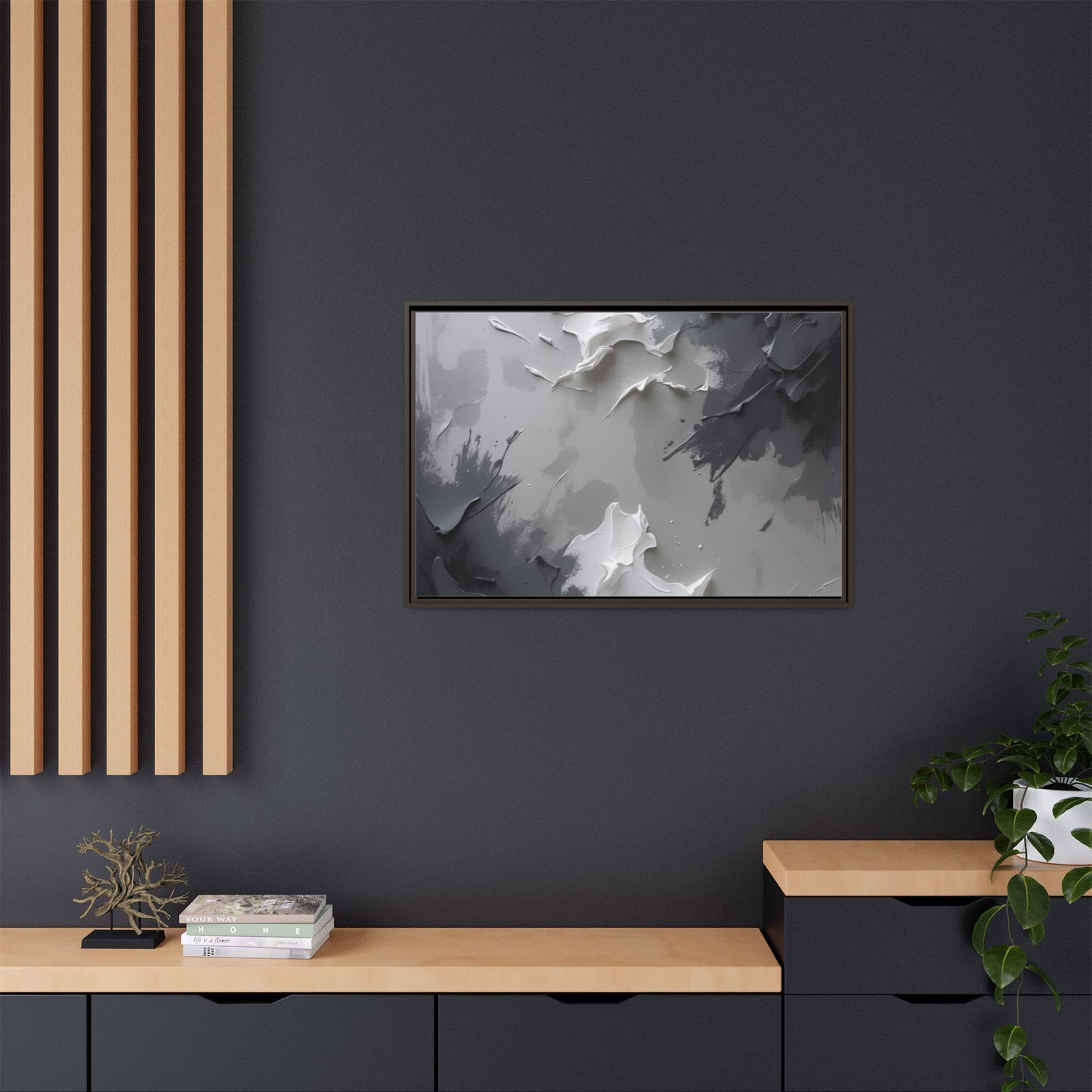 Matte Canvas, Framed (Multi-color)