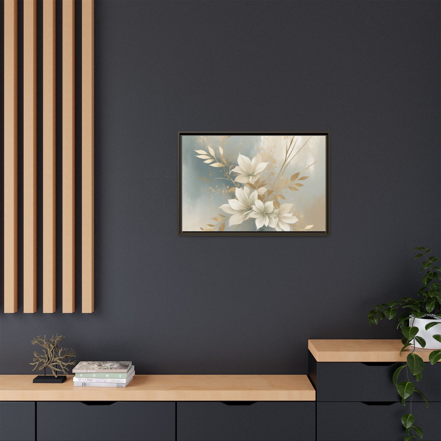 Matte Canvas, Framed (Multi-color)