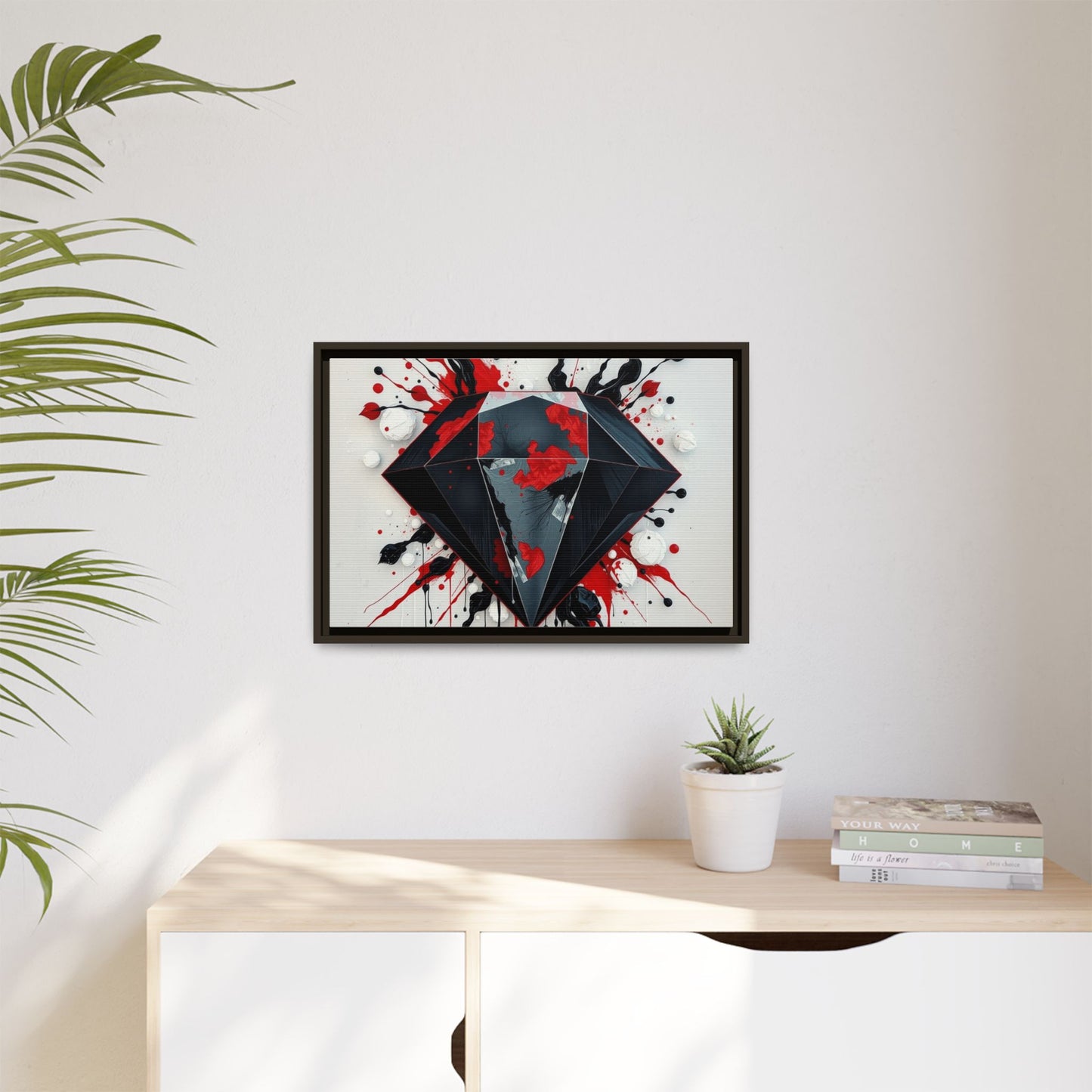 Matte Canvas, Framed (Multi-color)