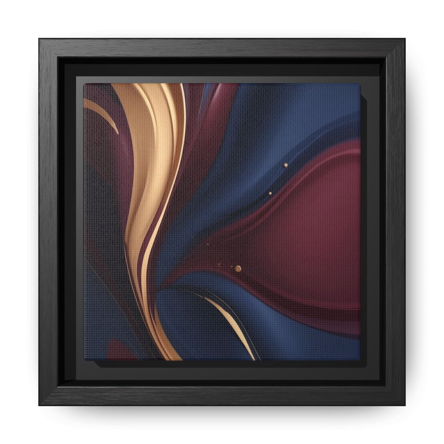 Elegant Multi-Color Framed Canvas Art - Modern Abstract Wall Decor
