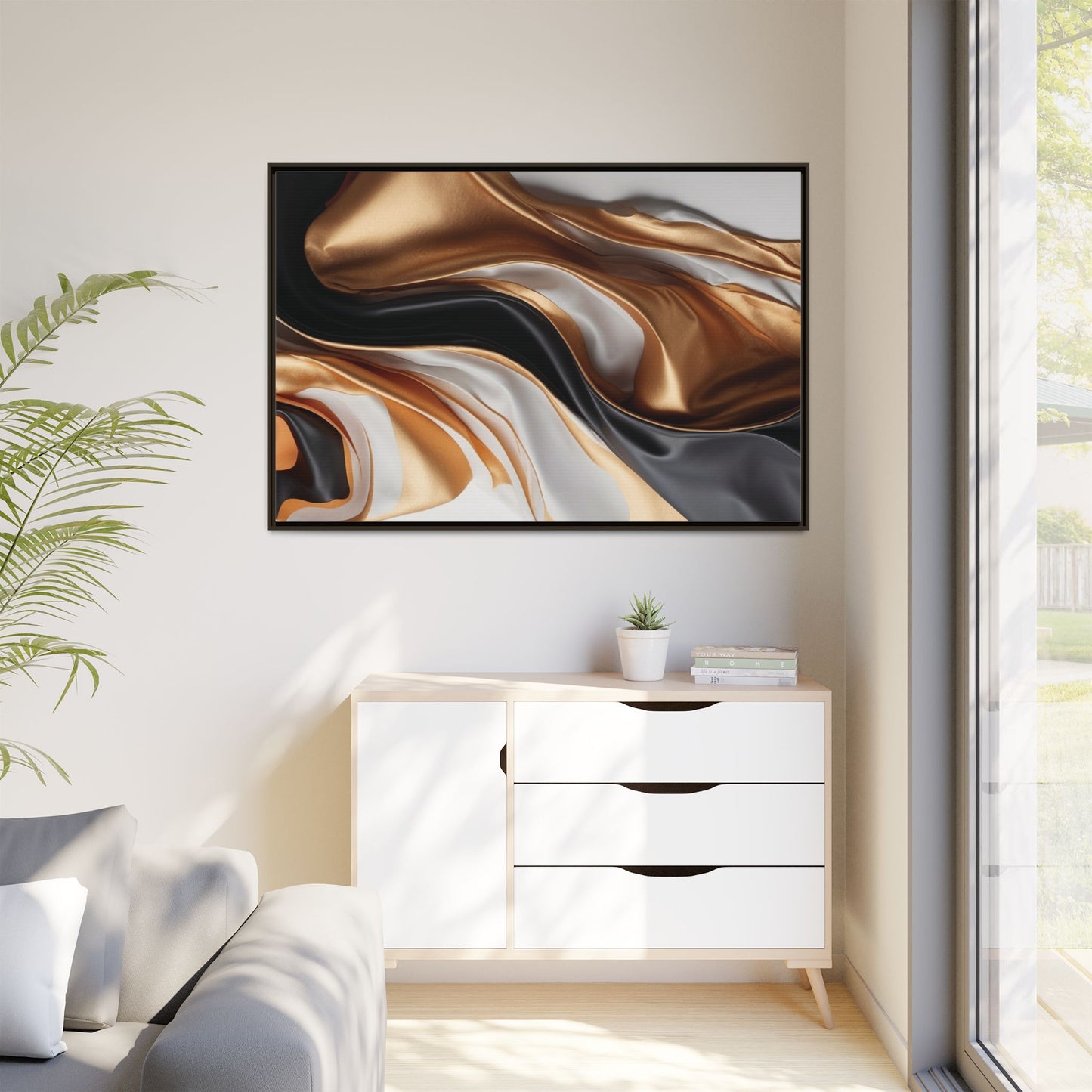 Matte Canvas, Framed (Multi-color)