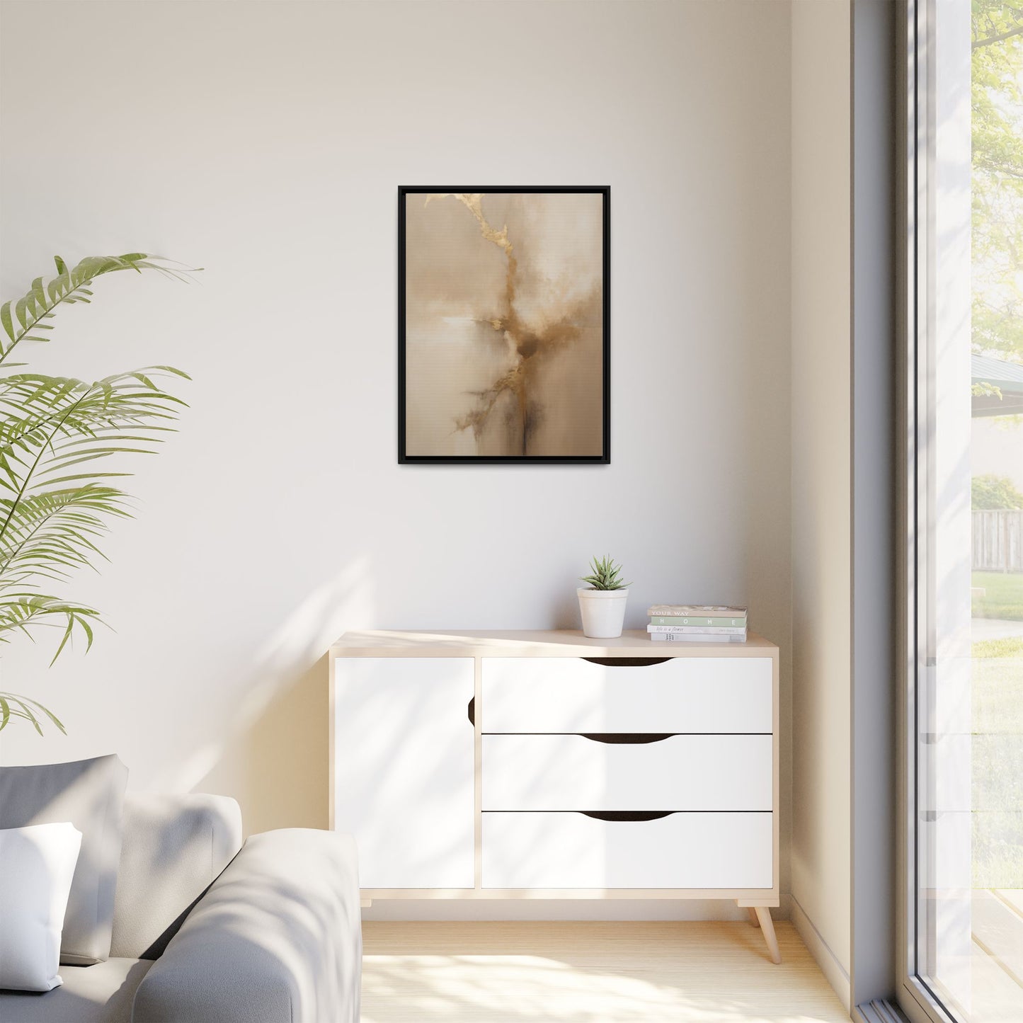 Matte Canvas, Framed (Multi-color)