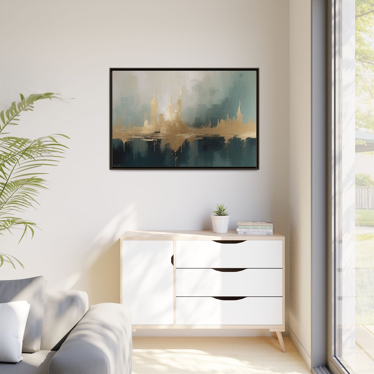 Matte Canvas, Framed (Multi-color)