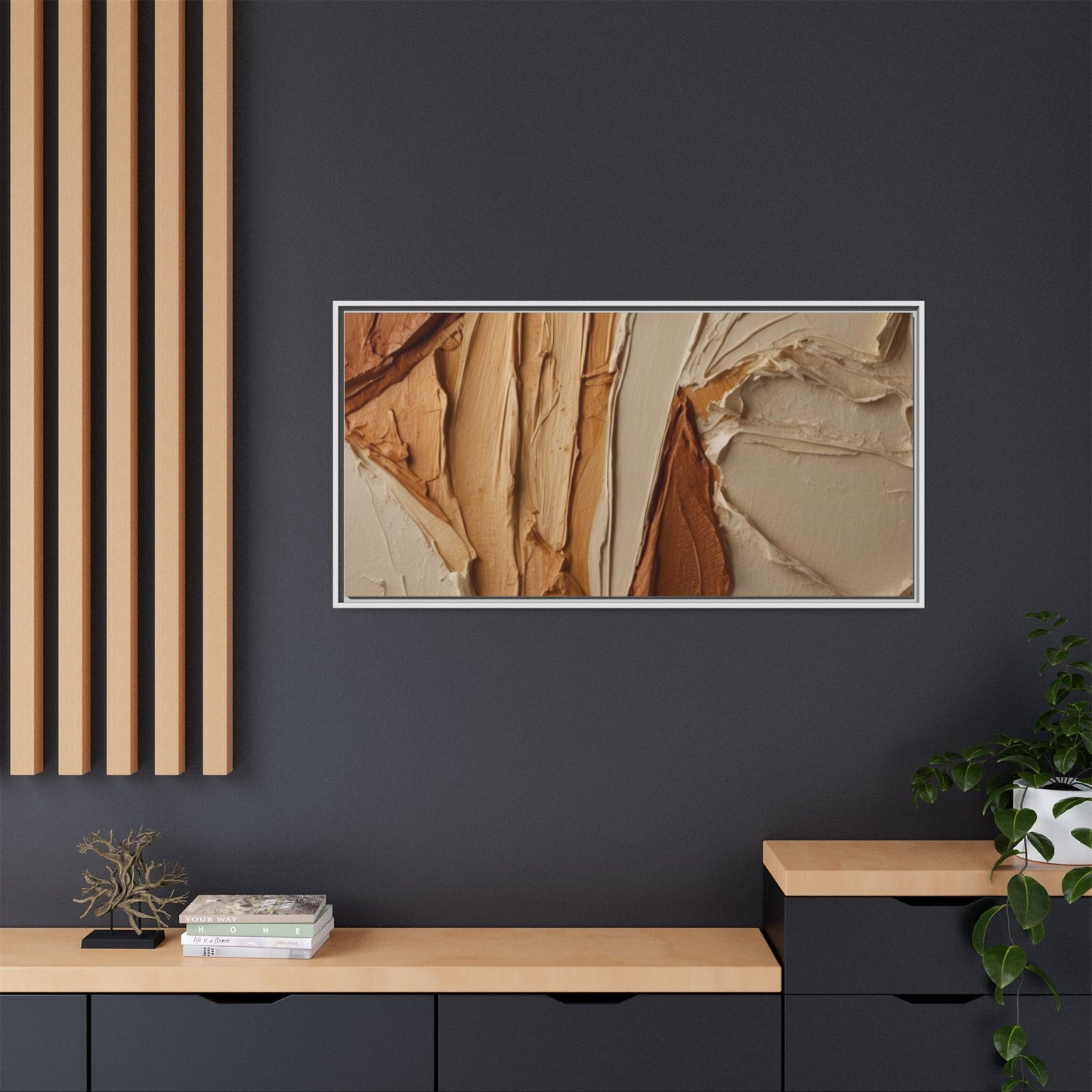 Matte Canvas, Framed (Multi-color)