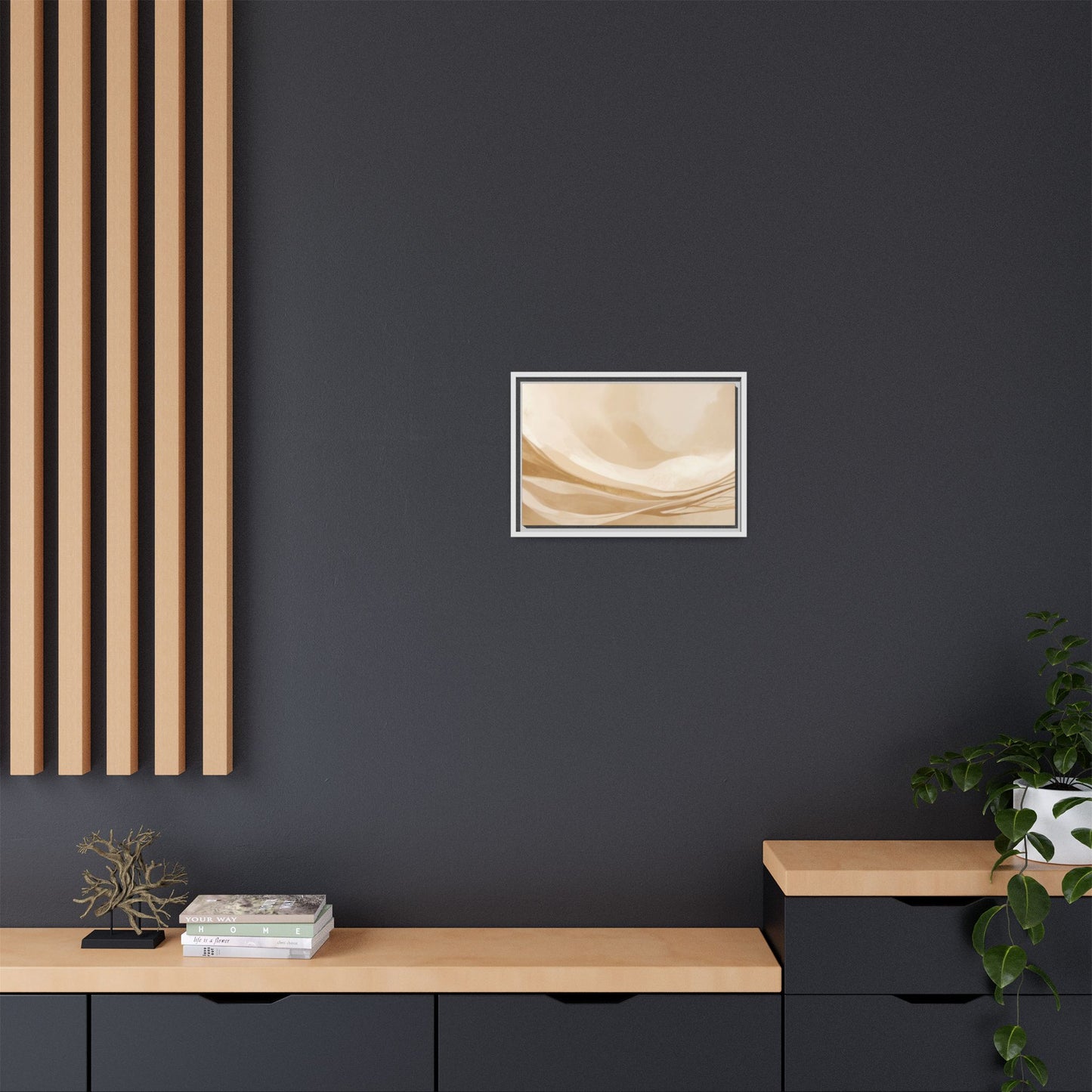 Matte Canvas, Framed (Multi-color)