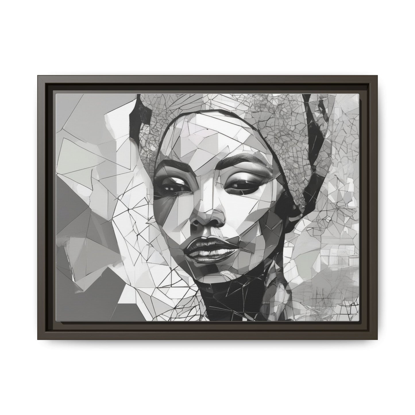 Fractured Grace: Portrait in Prism