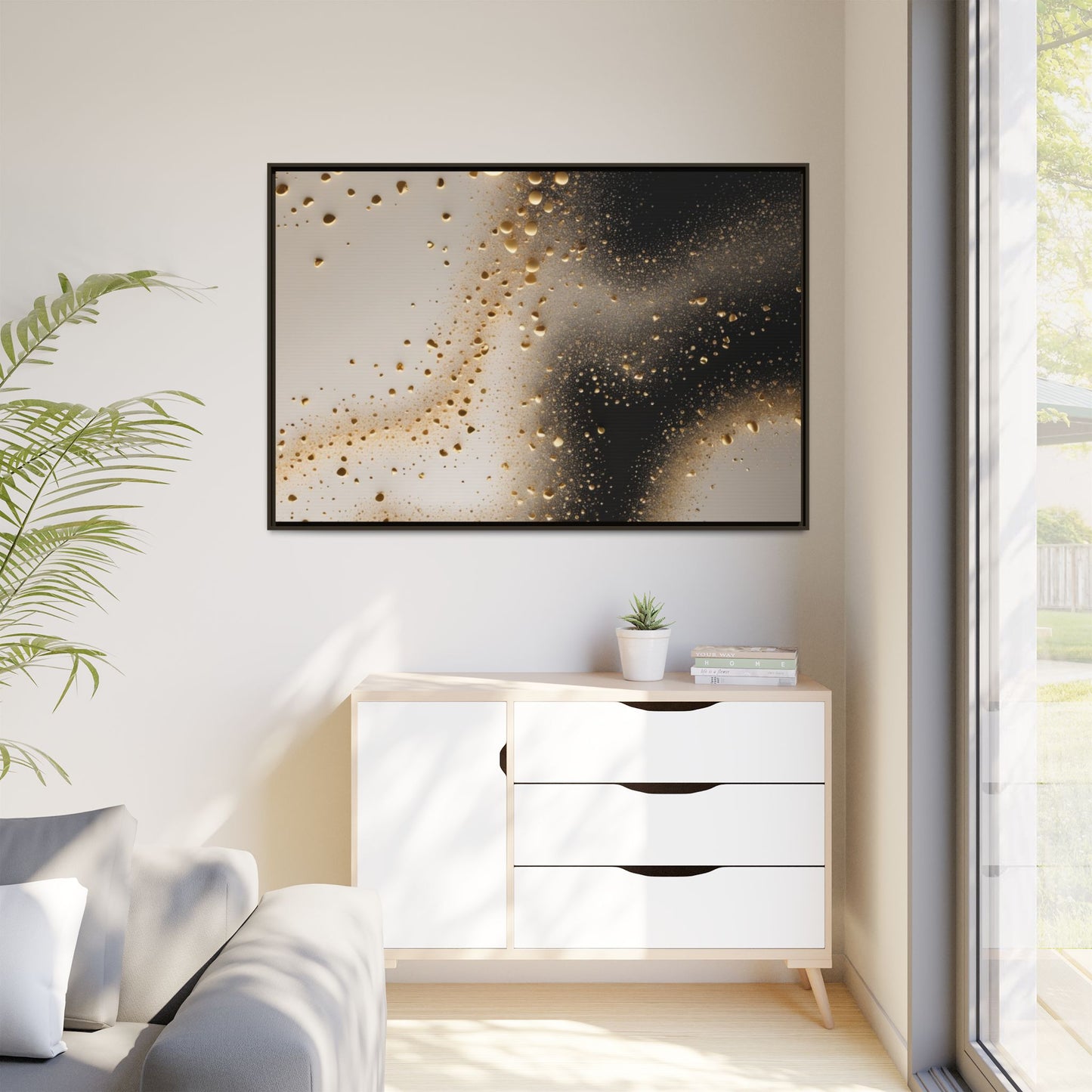 Matte Canvas, Framed (Multi-color)