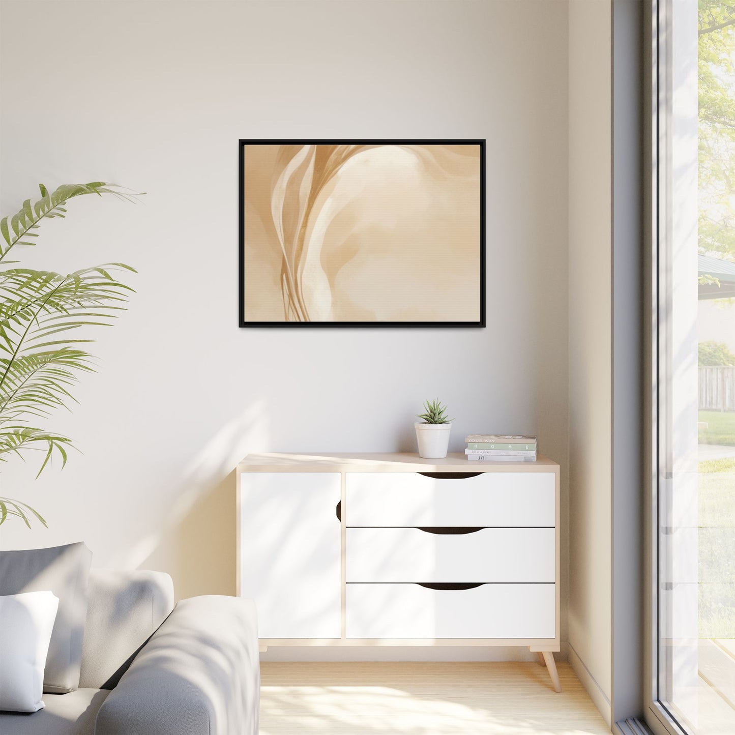 Matte Canvas, Framed (Multi-color)