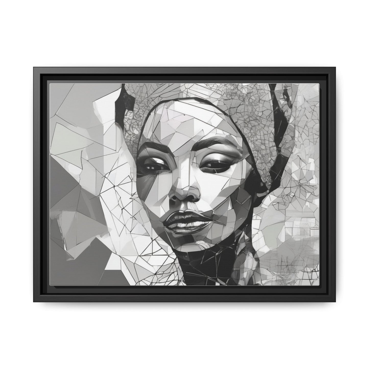 Fractured Grace: Portrait in Prism