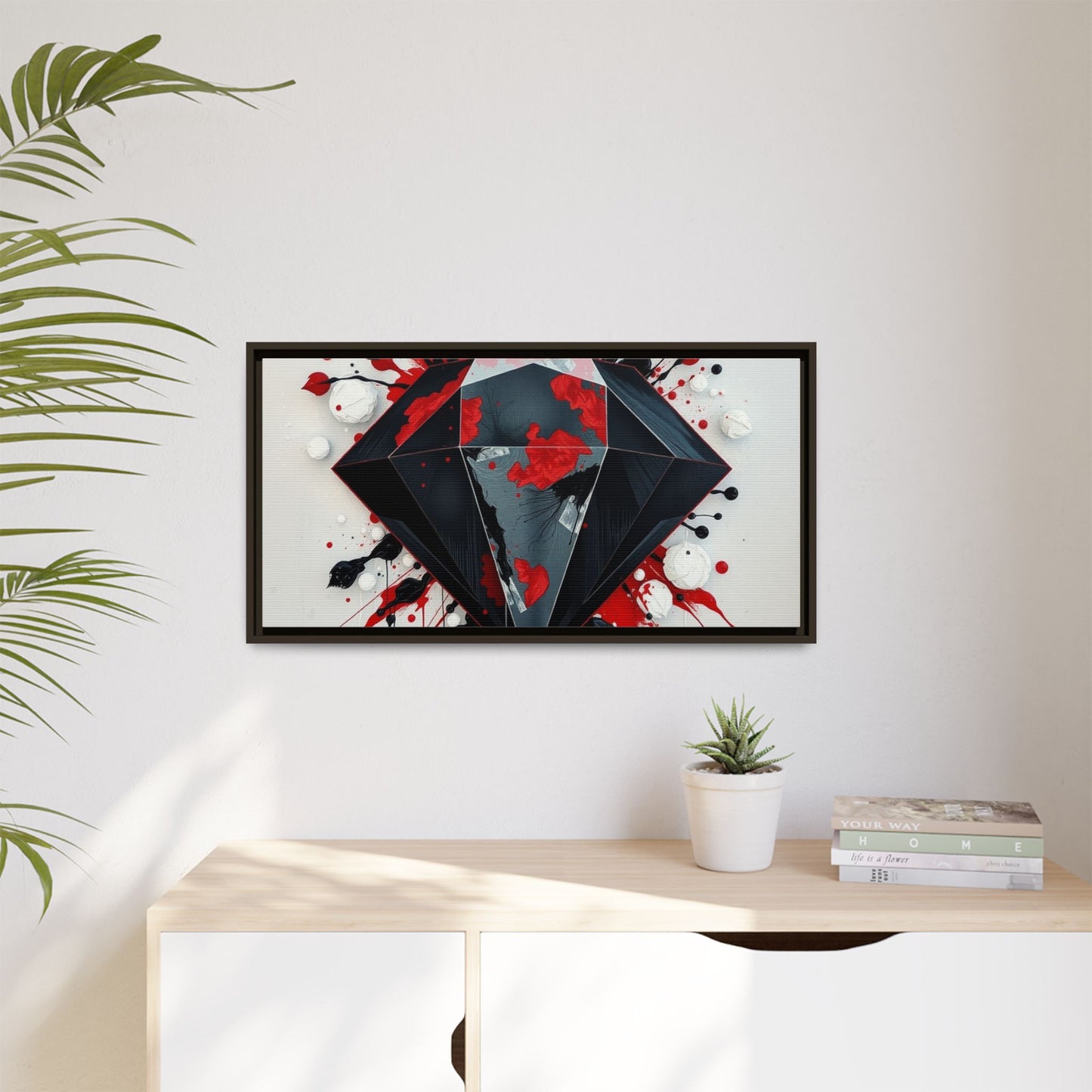 Matte Canvas, Framed (Multi-color)