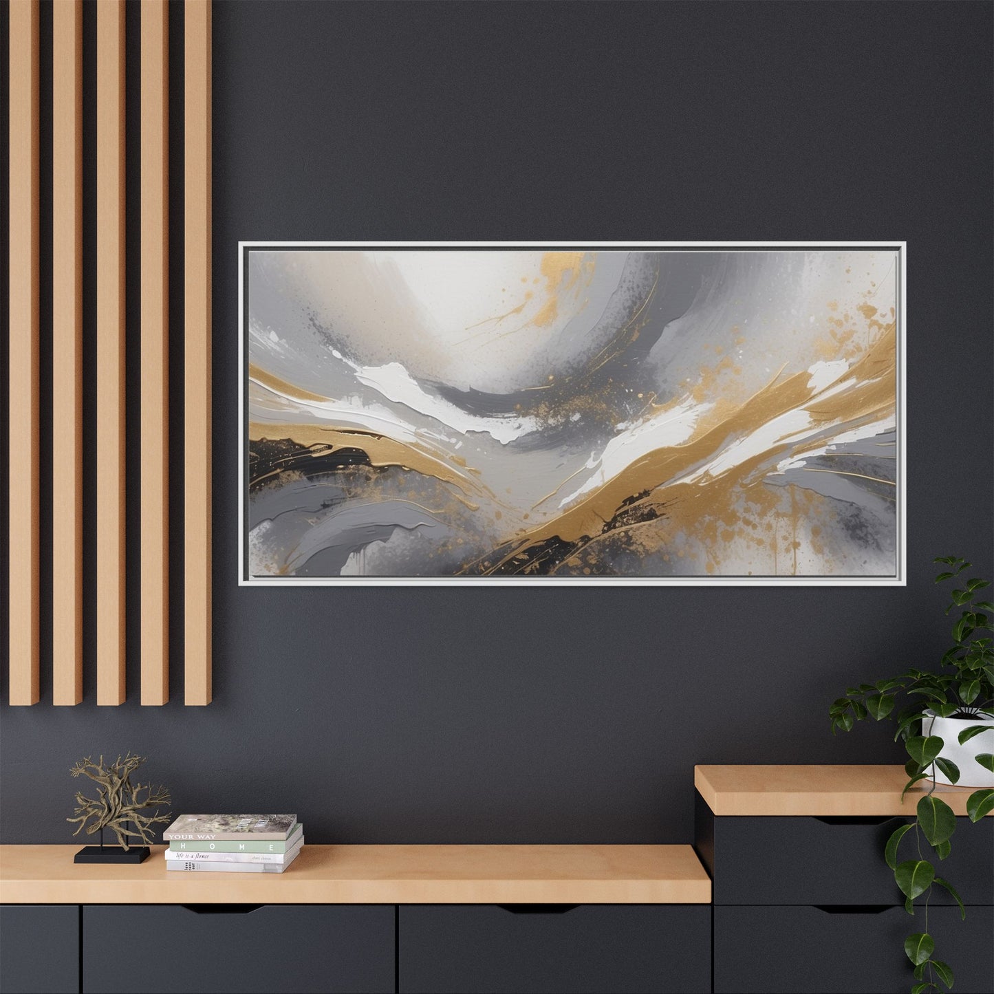 Matte Canvas, Framed (Multi-color)