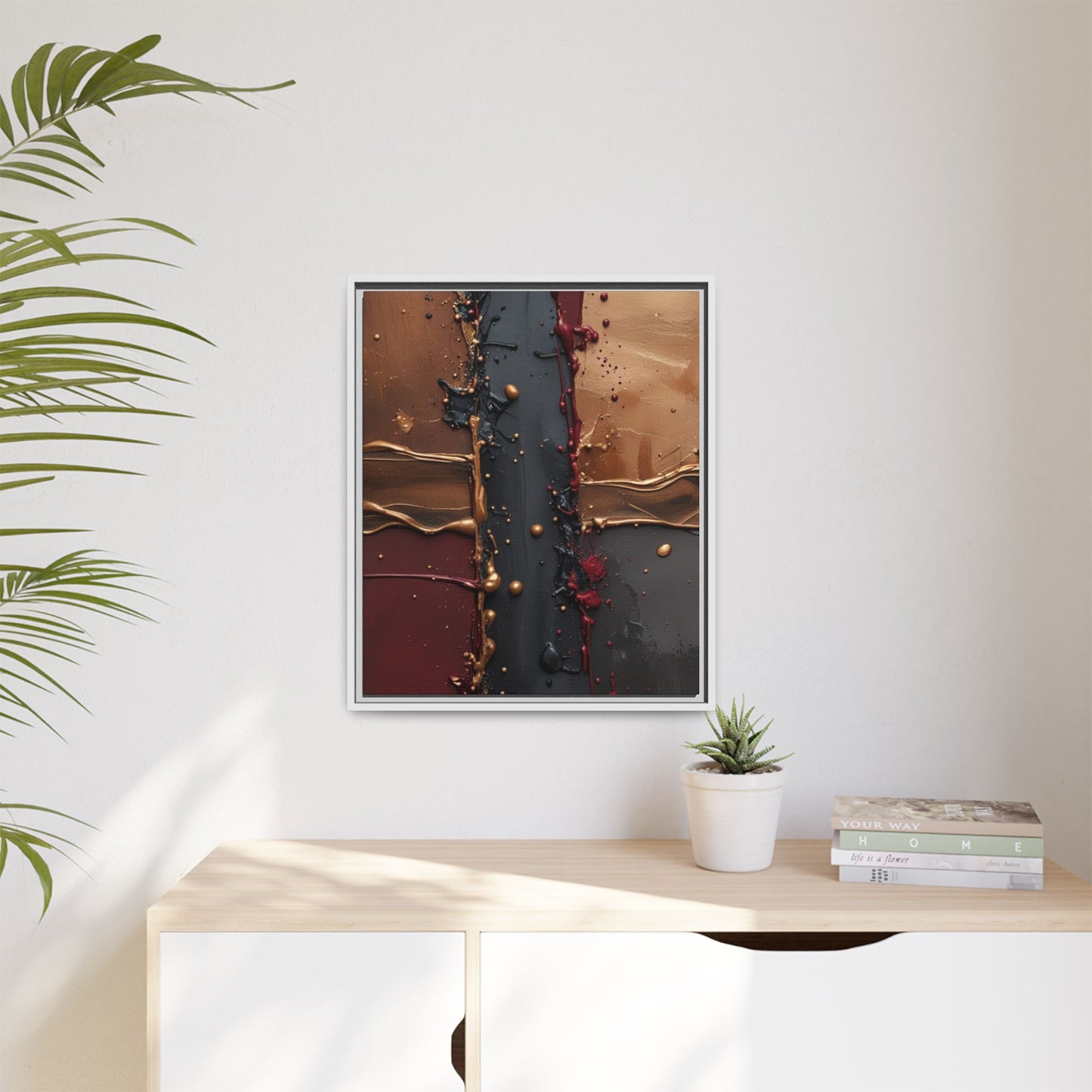 Matte Canvas, Framed (Multi-color)