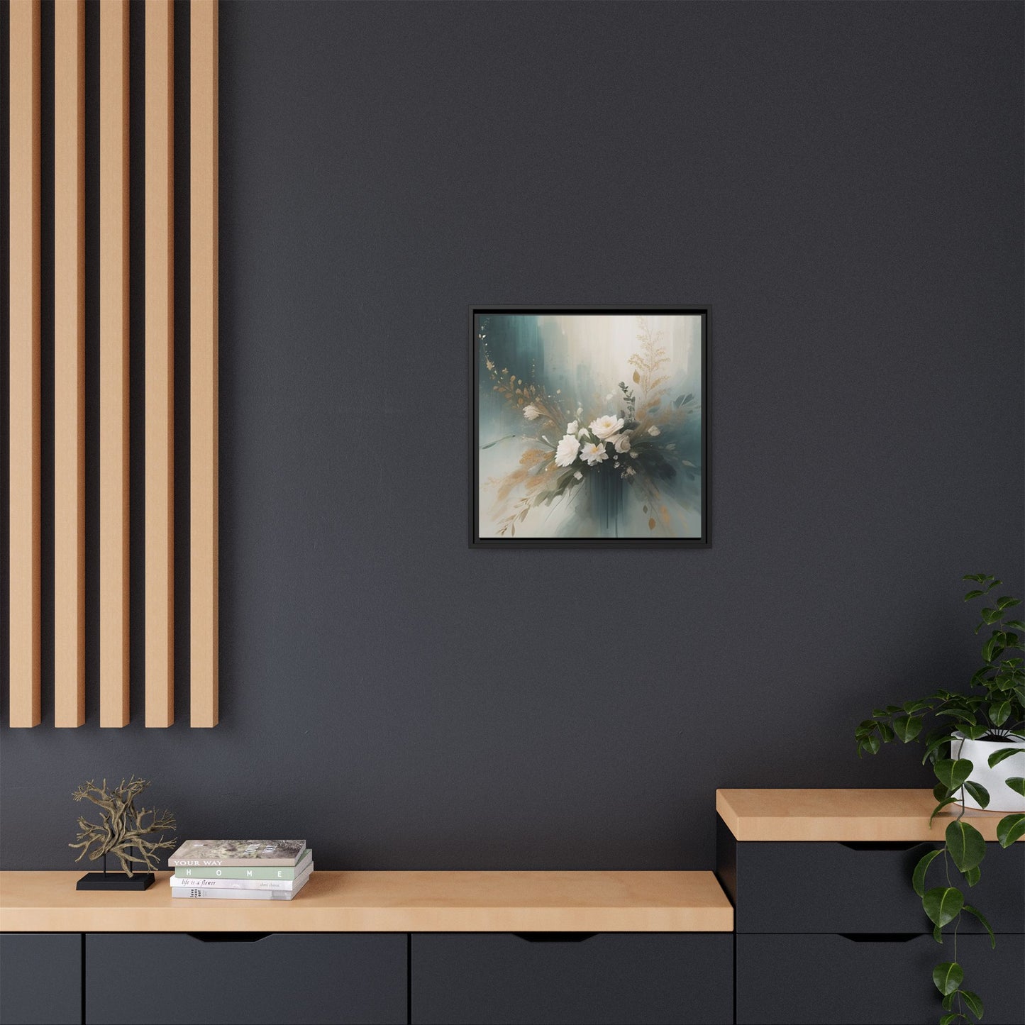 Matte Canvas, Framed (Multi-color)