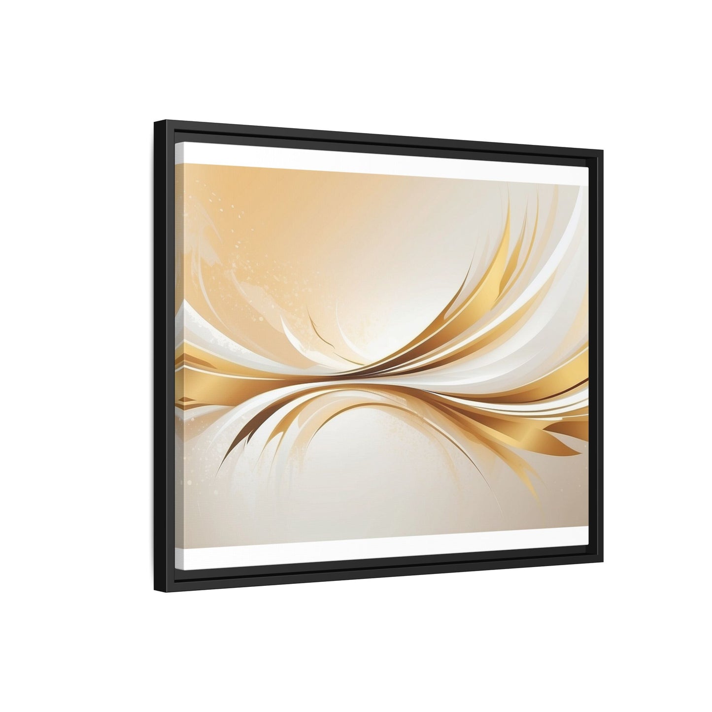 Modern Abstract Wall Art - Framed Matte Canvas Decor