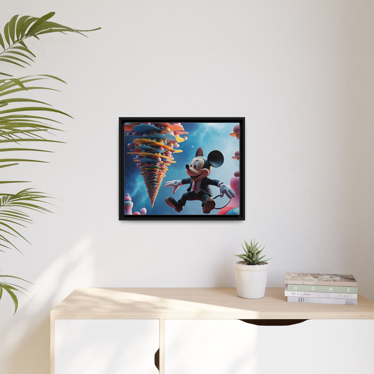 Matte Canvas, Framed (Multi-color)