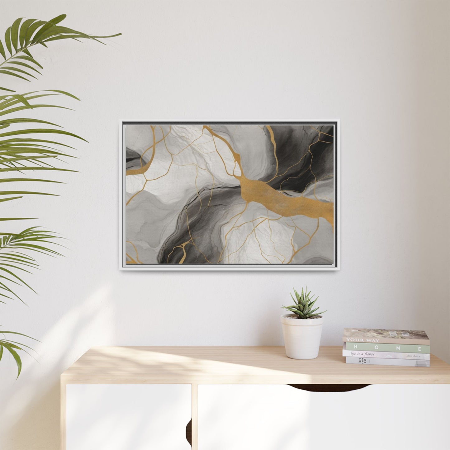 Matte Canvas, Framed (Multi-color)