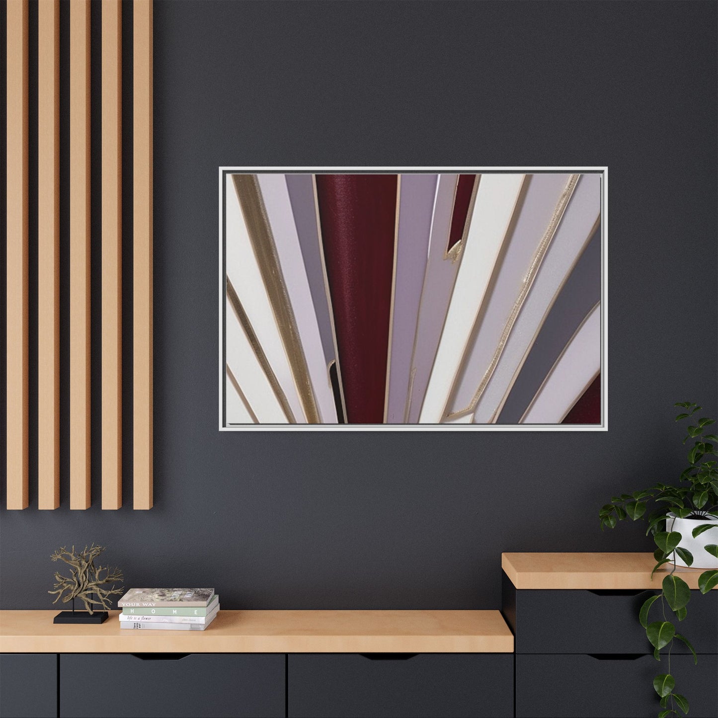 Matte Canvas, Framed (Multi-color)