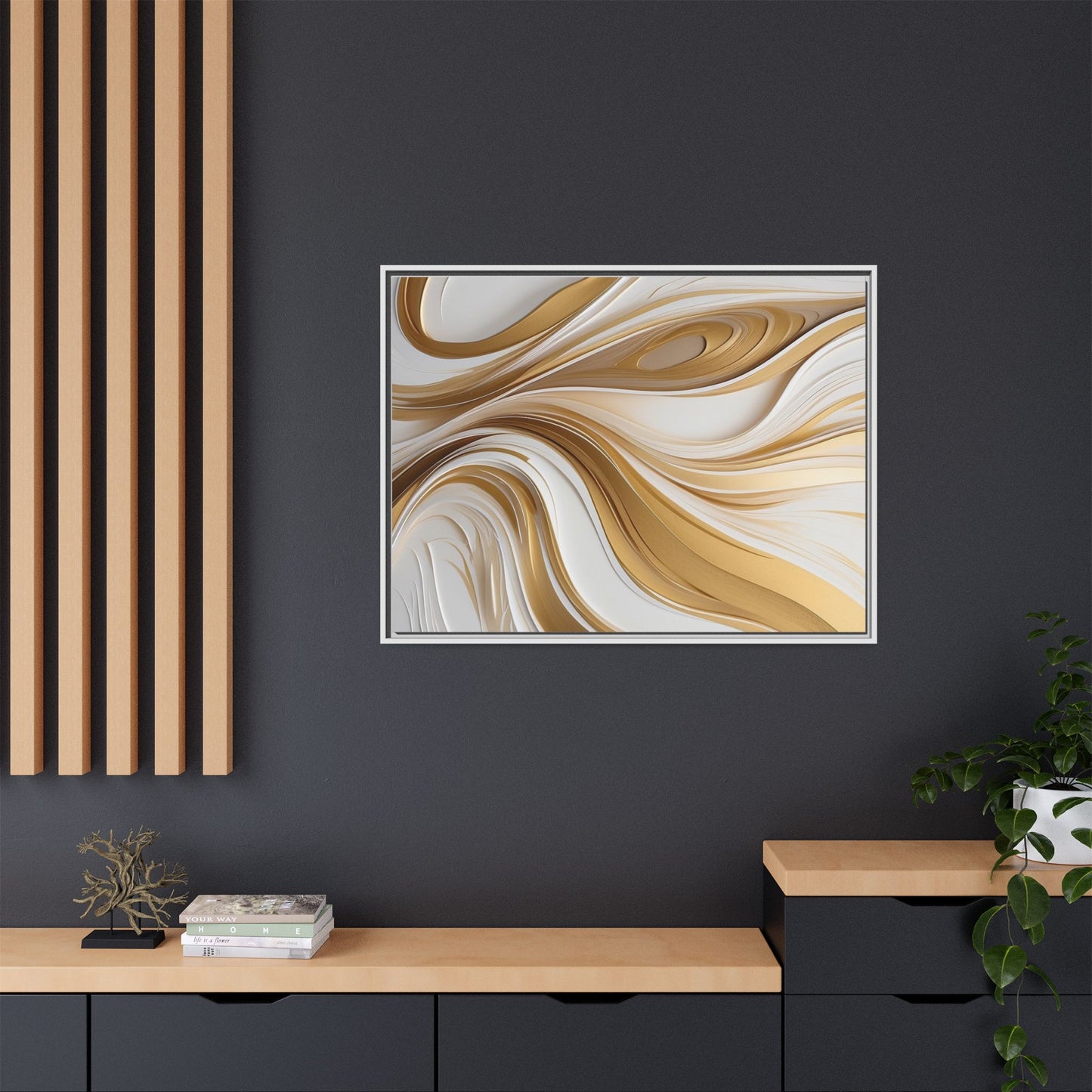 Matte Canvas, Framed (Multi-color)