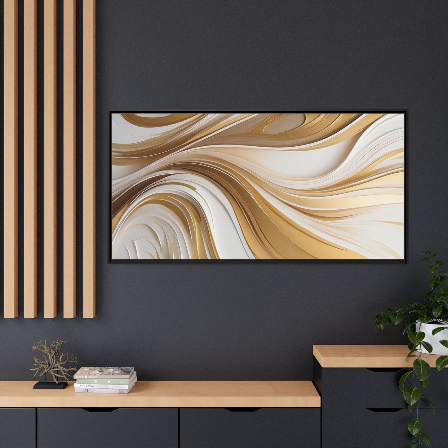 Matte Canvas, Framed (Multi-color)